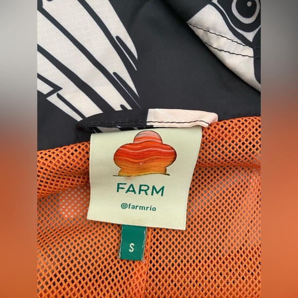 FARM Rio Toucan Windbreaker size Small - Picture 3 of 6